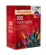 Sylvania Mini Lights Christmas String Multicolor 20 ft 100 Count - $345.97 MXN