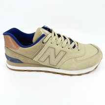 New Balance 574 Classics Collegiate Linseed Beige Suede Mens Sneakers ML574NED - £71.88 GBP