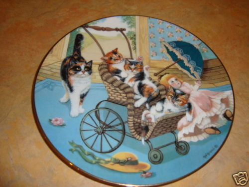 Stroller Derby the Hamilton collection country kitties cats carriage  - $19.79