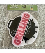 NEW Reusable Plastic Storage Bags It’s Grilling Season Black Red Grill 2... - $3.36 CAD