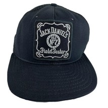 Vintage Jack Daniels Trucker Hat Whiskey USA Cap Mesh Logo Patch Field T... - £15.62 GBP