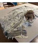 Gift Box Authentic 100% Jacquard Tassel thick sofa bed cover ClassA hemp... - $119.09 CAD