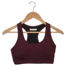 Forever 21 Top Womens S Yoga Workout Racerback Padded Gym Athletic Burgundy - $14.84