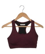 Forever 21 Top Womens S Yoga Workout Racerback Padded Gym Athletic Burgundy - $20.81 CAD