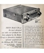 1954 Ekco Radio Earls Court Motor Show Advertisement Autocar Automobilia... - $34.29 CAD