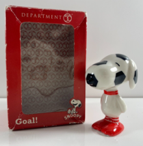 Department 56 Peanuts SNOOPY By Design Soccer Goal Figurine 4038934 - £23.22 GBP