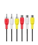 10ft RCA Audio Video Extension Cable for DVD and TV Use - $27.45 CAD