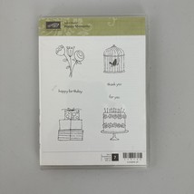 Stampin’ Up! Happy Moments rubber stamp set - £5.95 GBP
