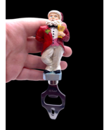 Christopher Radko Bottle Opener Santa Claus Christmas Party Serving Rare 7&quot; - $21.55