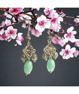Sterling Silver 925 smokey quartz Not Signed Earrings - $33.04