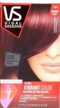 1 Vidal Sassoon VS Ultra Vibrant Hair Color 3RV London Luxe Magnetic Mahogany - £11.16 GBP