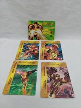Lot Of (5) Marvel Overpower Iron Man Trading Cards - £17.36 GBP
