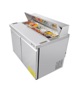 VEVOR 48.43" Commercial Refrigerator 12.5 Cu. Ft Sandwich Refrigerated Table - $1,490.99