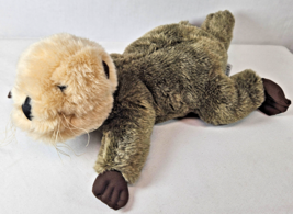 Monty 15 Laydown Sea Otter Fiesta Plush Stuffie Stuffed Animal - £6.01 GBP