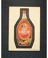Topps Wacky Packages 2nd Series 1973 LOG CAVE IN SYRUP White Back - $375.11 MXN