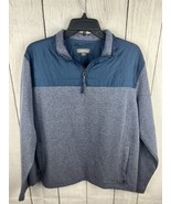 Eddie Bauer Men&#39;s Long Sleeve Mixed Media Pullover Sweater Size Large - £11.03 GBP
