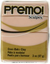 Premo Sculpey Polymer Clay 2oz Beige - £3.06 GBP