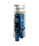 Trisha Yearwood Blue Reflective &amp; Waterproof Dog Collar &amp; Leash Size L - $7.91