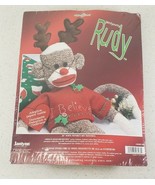 Janlynn Rudy 21&quot; I Believe Reindeer Sock Monkey Kit &amp; Adoption Papers #0... - $37.44 CAD