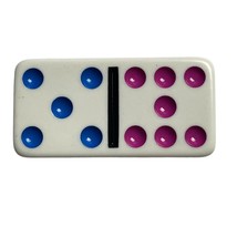 Double Nine Dominoes Replacement Tile 5 7 Color Dot Vintage 1998 mq - £3.04 GBP