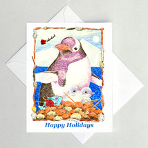 Penguin Holiday Note Cards - $4.00+