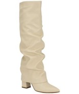 Guess Women&#39;s Geima Knee-High Foldover Slouch Boots - Ivory - $65.00