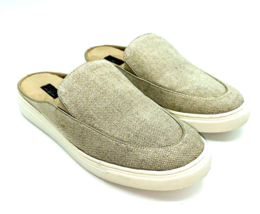 G.I.L.I. Women Blakeley Novelty Slide Mule Sneaker- Metallic Golden Linen, US 7M - £19.18 GBP