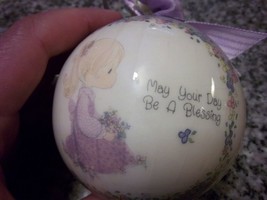 Enesco Ornament, &quot;May Your Day Be a Blessing&quot; Samuel J. Butcher, Vintage 1990 - £5.43 GBP
