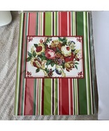 Waverly Journal Floral Softcover 5&quot;X7&quot;  Diary Notebook Flowers NEW Red G... - $13.09