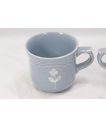 Pfaltzgraff Gazebo Bouquet Cups Blue Lot of 8 - $454.57 MXN