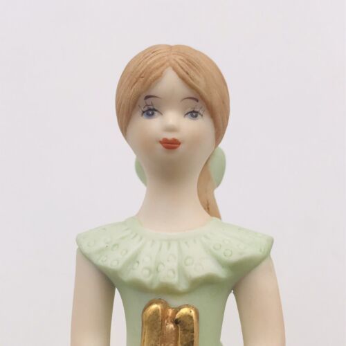 Primary image for 1982 Growing Up Birthday Girls Enesco Age 11 Porcelain Brunette Girl Figurine 