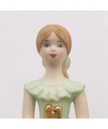 1982 Growing Up Birthday Girls Enesco Age 11 Porcelain Brunette Girl Fig... - £9.54 GBP