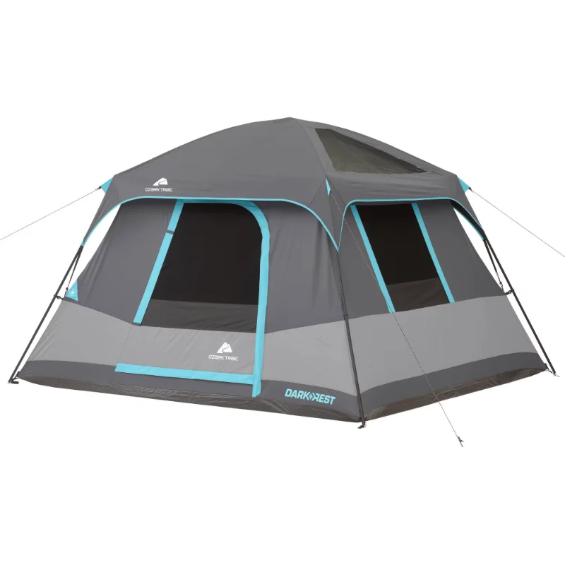 Ozark Trail 6-Person Dark Rest Cabin Tent w/Skylight Ceiling Panels - £203.52 GBP