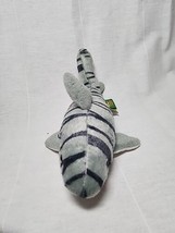 Wild Republic Tiger Shark Plush 10” Stuffed Animal Gray and Black Striped Plush - £11.40 GBP