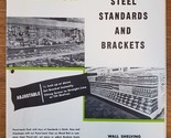 Vintage 1950s SLater Shelving System Standards &amp; Brackets Catalog and Pr... - $13.37