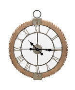 Beaded Wood Wall Clock with Metal Face 30&quot;H - $98.44
