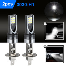 2x H1 LED Headlight Bulbs Conversion Kit High Low Beam 100W 6500K Super White - £14.36 GBP