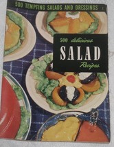 500 Delicious Salad Recipes Cookbook No. 7 Culinary Arts Encyclopedia Cooking  - £5.89 GBP