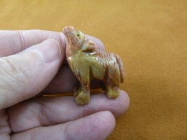 (Y-WOL-28) red tan WOLF coyote wild dog carving SOAPSTONE stone PERU FIG... - £6.70 GBP