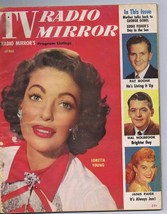 ORIGINAL Vintage April 1956 TV Radio Mirror Magazine Loretta Young Pat Boone - £15.81 GBP