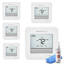 5-Pack Honeywell T4 Pro Series Programmable Thermostat TH4110U2005 + LCD... - £270.66 GBP