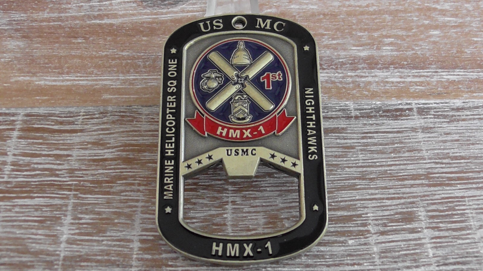 USMC HMX-1 Marine Helicopter Squadron One POTUS Marine One Challenge Coi... - $55.43