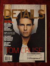 DETAILS Magazine December 2008 Tom Cruise Keri Russell Fashions - $9.72