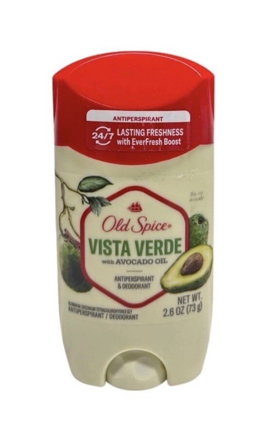Old Spice Vista Verde w/ Avocado Oil Antiperspirant Deodorant 2.6 oz 04/... - $19.99