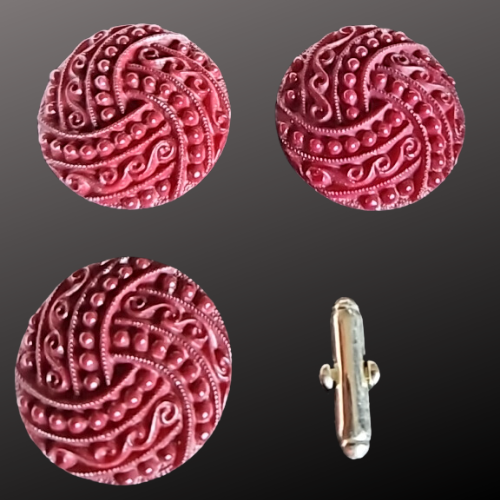 Blanket Links Horse Show Number Pins Set of 4 Berry - red berries - $26.99