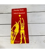 1976-77 Florida State FSU Men&#39;s Basketball Media Guide Vintage NCAA Memo... - $19.79