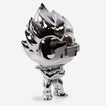 Dragon Ball Z Vegeta Silver Chrome Pop Vinyl Figure Funimation&#39;s 25th Anniversar - £22.92 GBP