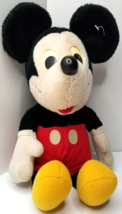 Mickey Mouse Hasbro Softies 16&quot; Plush Stuffed Animal 1980&#39;s Toy - $12.99
