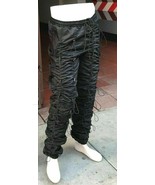 Men&#39;s Black Fashion Track Parachute Pants - £94.51 GBP