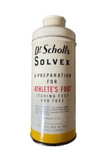 Vintage Dr. Scholls Solvex Athletes Foot 2.5oz - £15.03 GBP